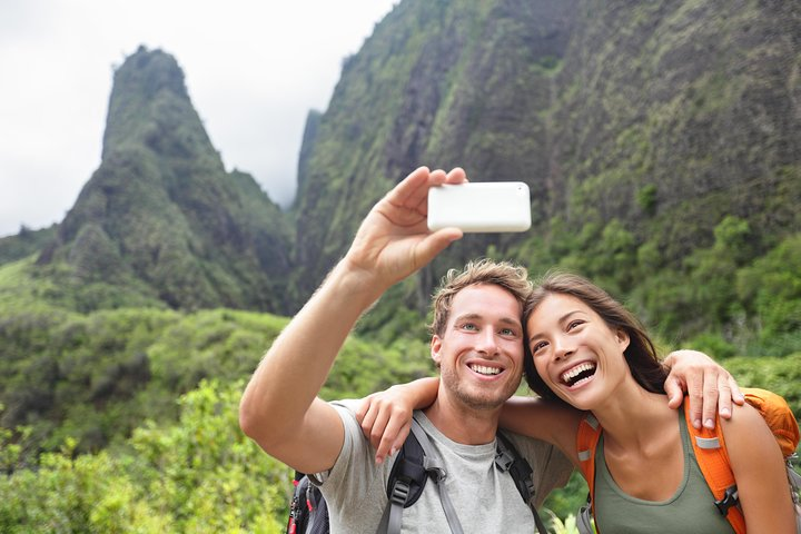 Iao needle located in the Iao valley